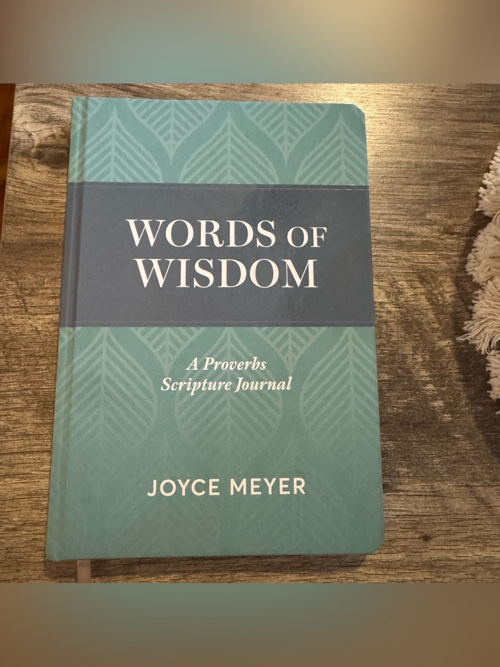 Words of Wisdom A Proverbs Scripture Journal by Joyce Meyer